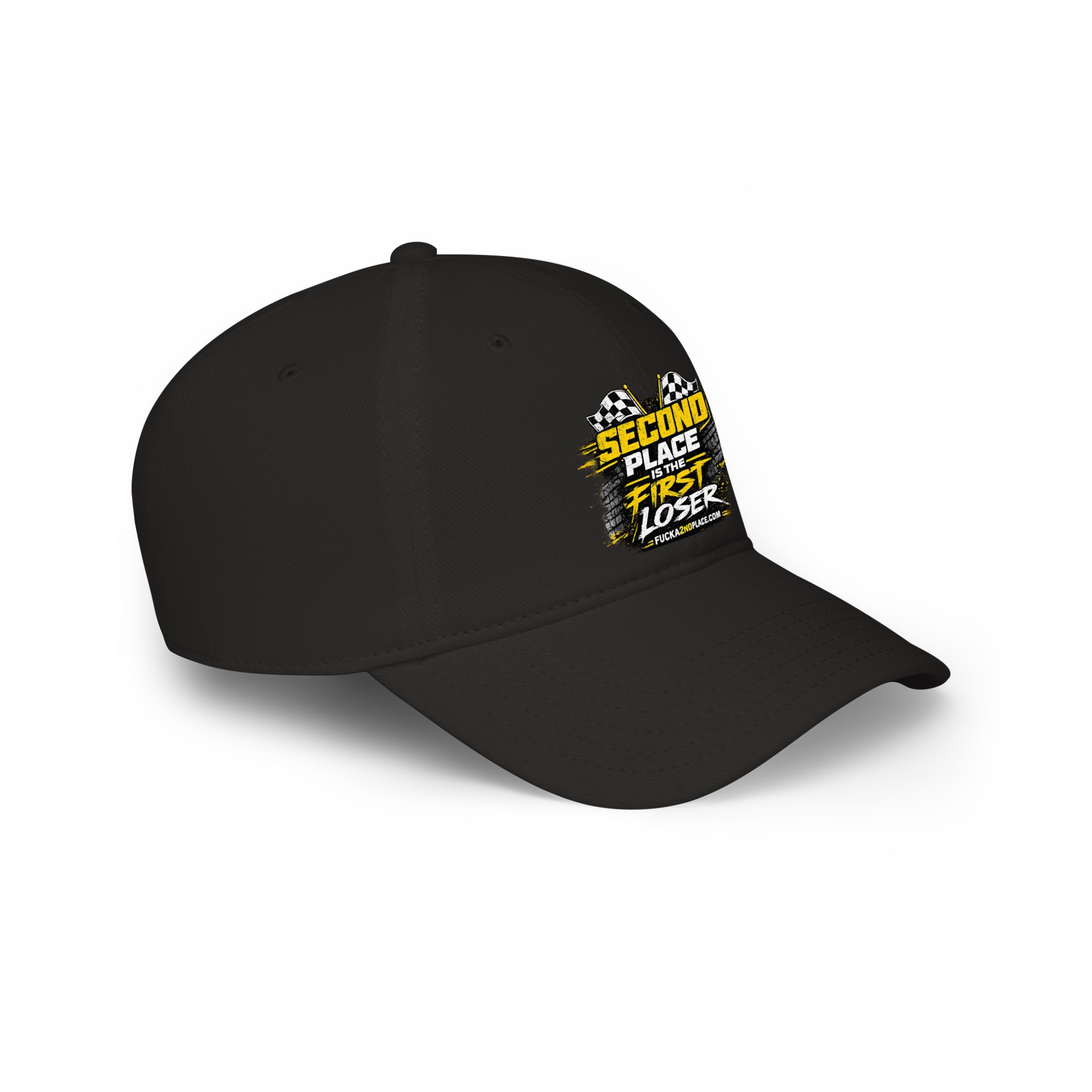 Hardcore Racing Hat – “Second Place Is The First Loser” Cap - Image 3