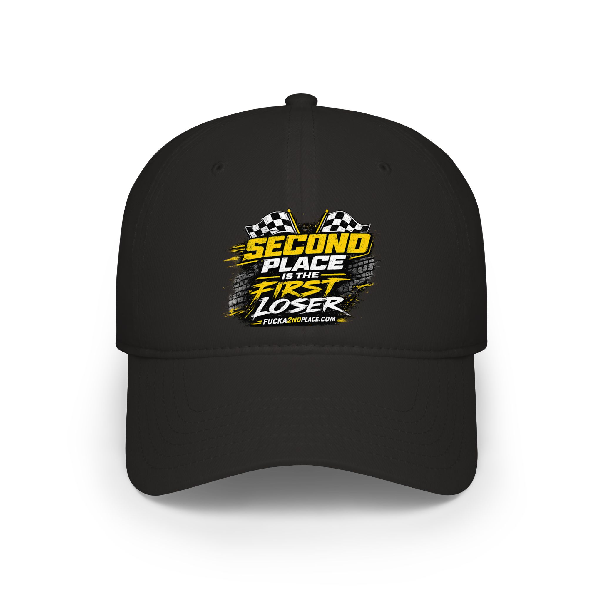 Hardcore Racing Hat – “Second Place Is The First Loser” Cap - Image 2