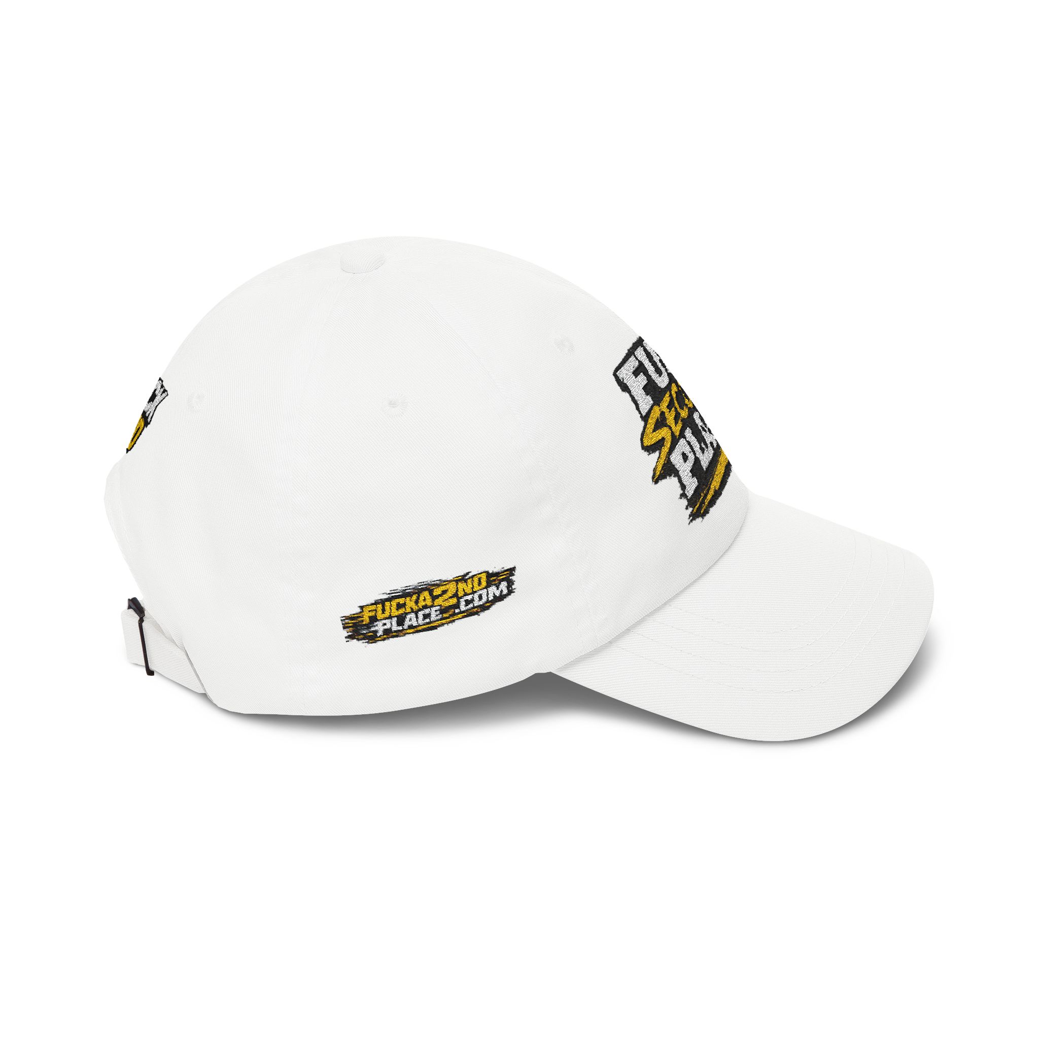 Fuck Second Place Hardcore Racing Embroidered Hat - Image 11