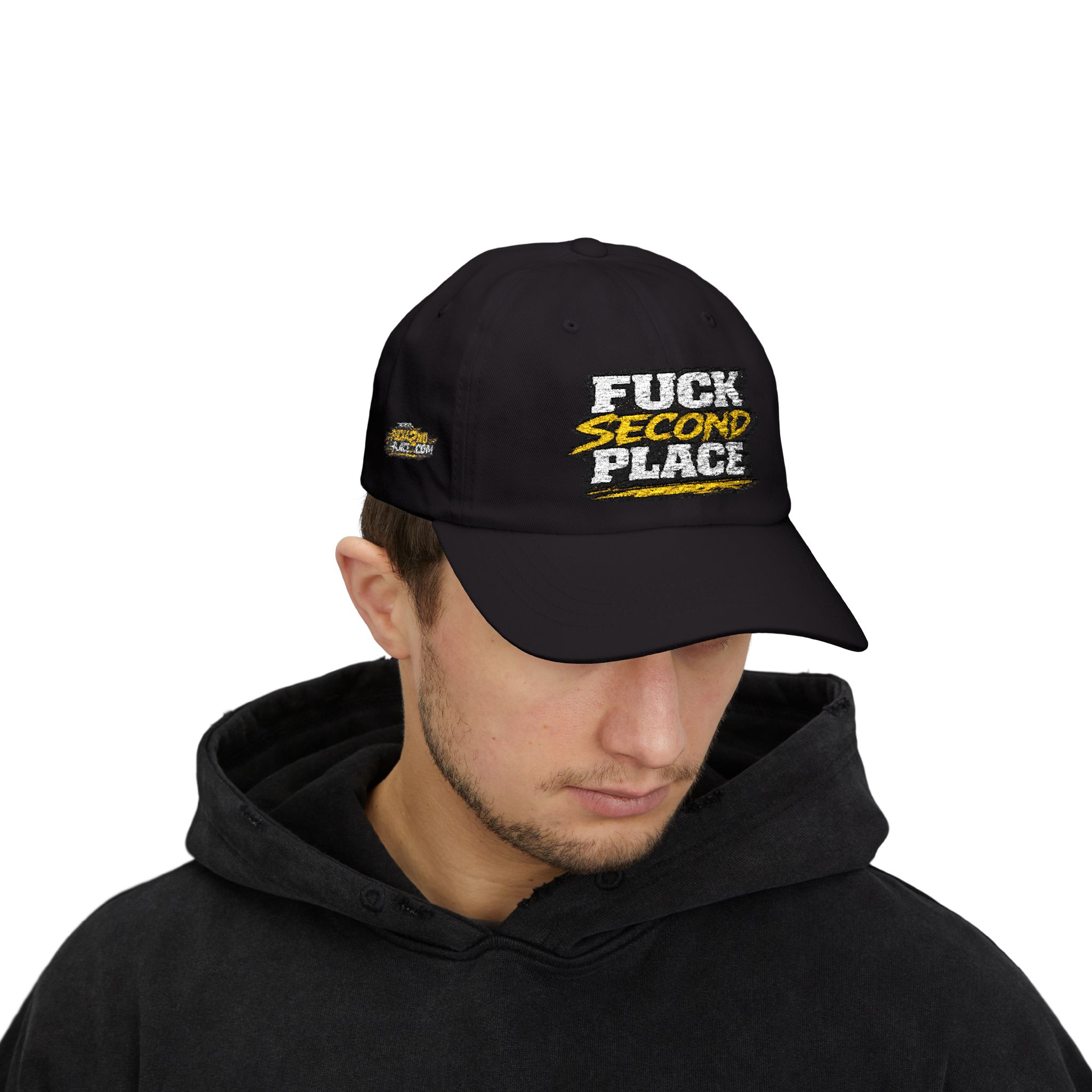 Fuck Second Place Hardcore Racing Embroidered Hat - Image 3