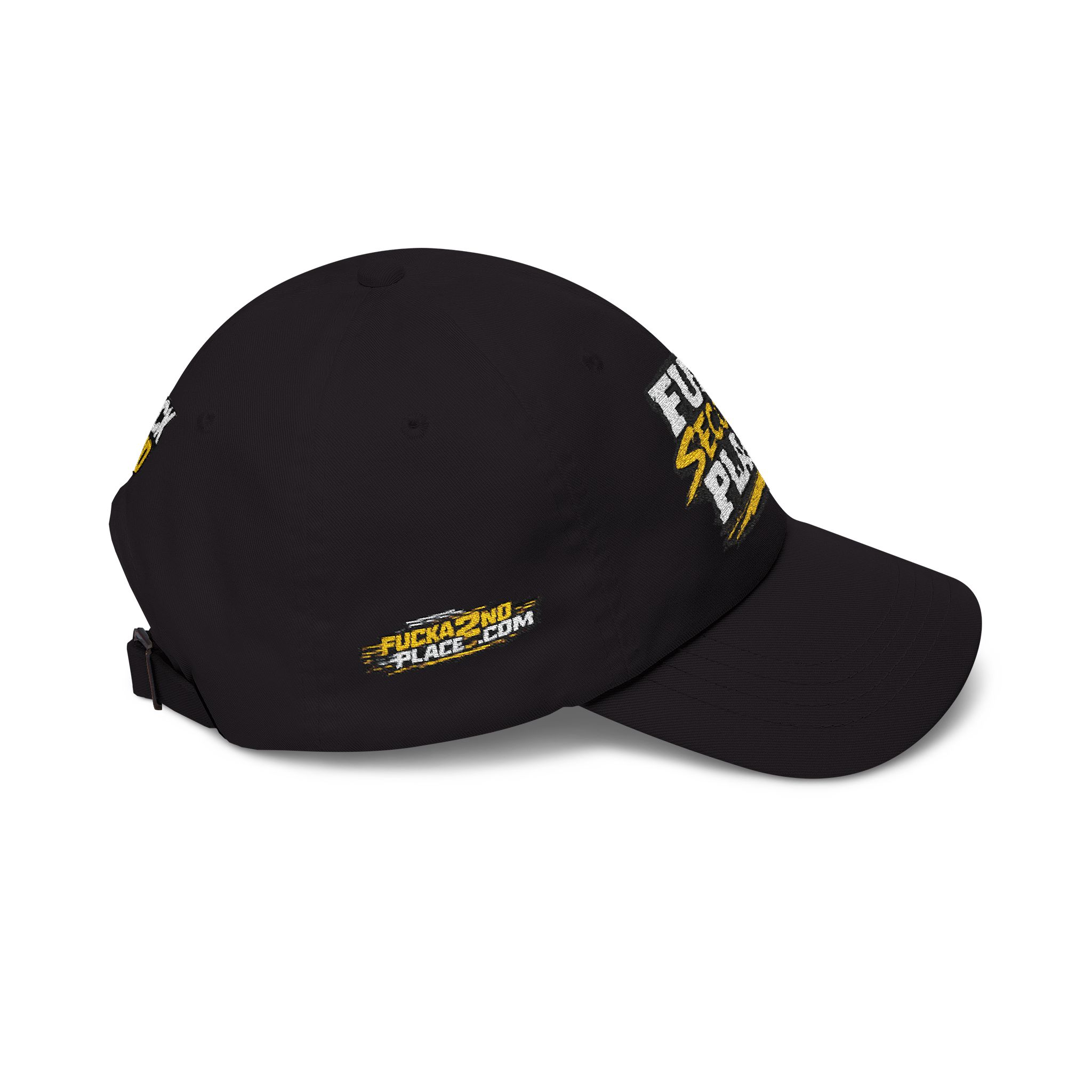 Fuck Second Place Hardcore Racing Embroidered Hat - Image 4