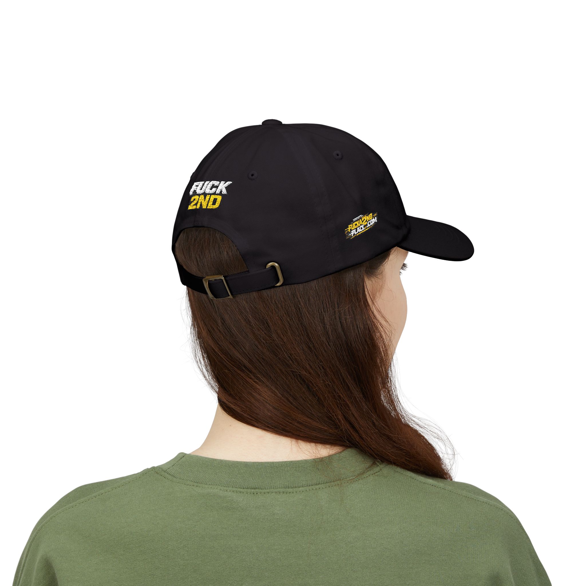 Fuck Second Place Hardcore Racing Embroidered Hat - Image 2